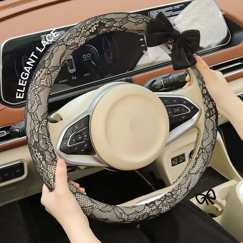 Lace Steering Wheel Cover