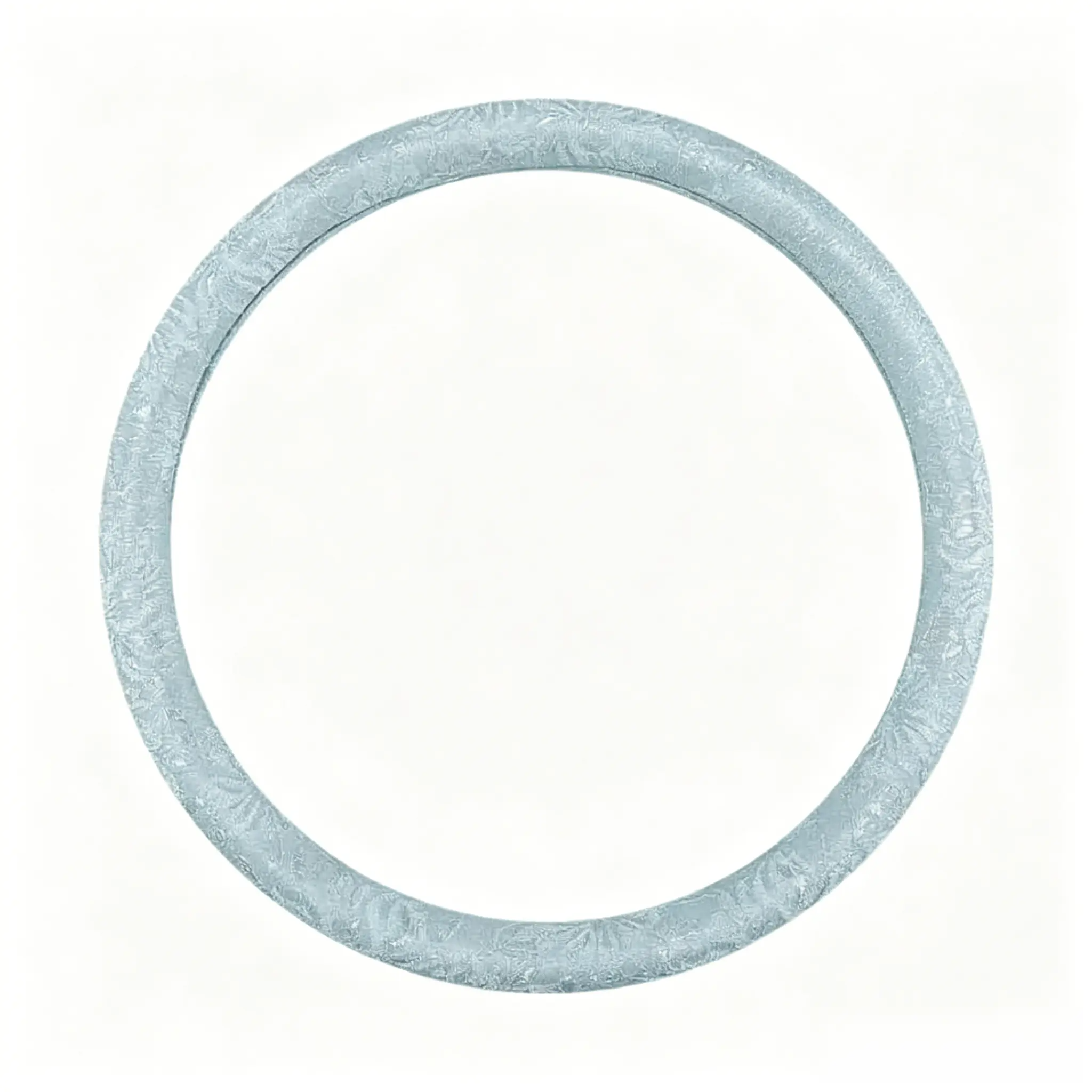 Baby blue lace steering wheel cover, round O shape, 15 inch