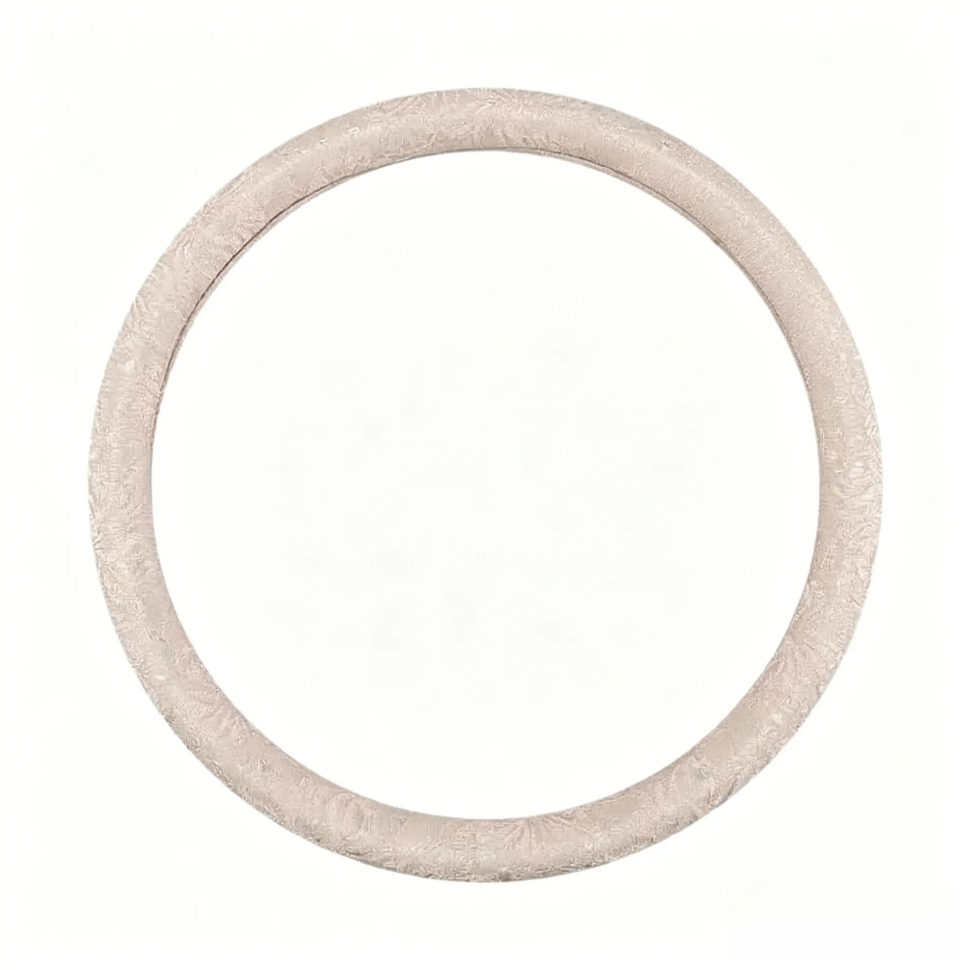 Blush pink lace steering wheel cover, round O shape, 15 inch