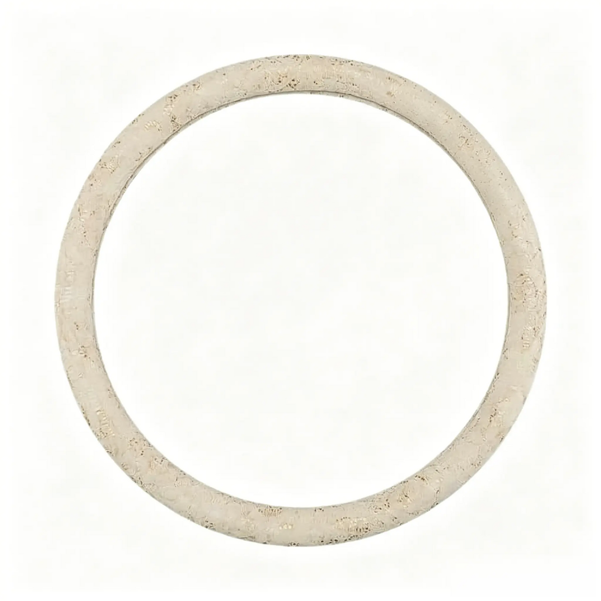 Cream lace steering wheel cover, round O shape, 15 inch universal fit