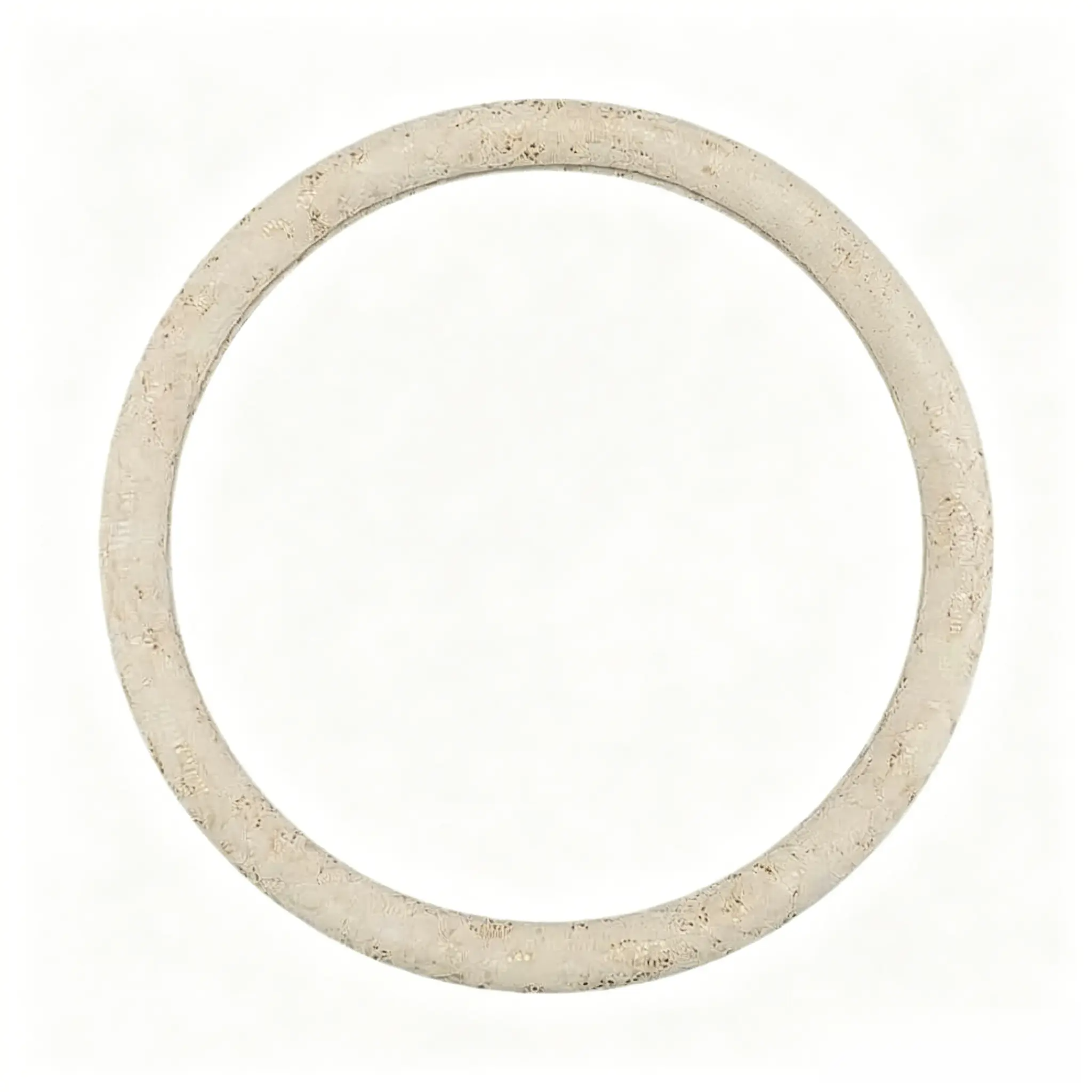 Cream lace steering wheel cover, round O shape, 15 inch universal fit